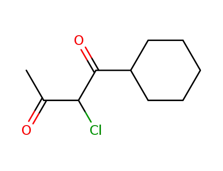 Molecular Structure of 31151-34-5 (1,3-Butanedione, 2-chloro-1-cyclohexyl- (9CI))