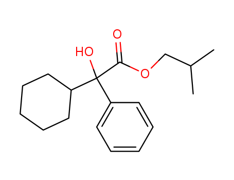 Benzeneacetic acid, a-cyclohexyl-a-hydroxy-, 2-methylpropyl ester