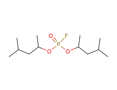 Molecular Structure of 311-60-4 (Fluoridophosphoric acid bis(1,3-dimethylbutyl) ester)