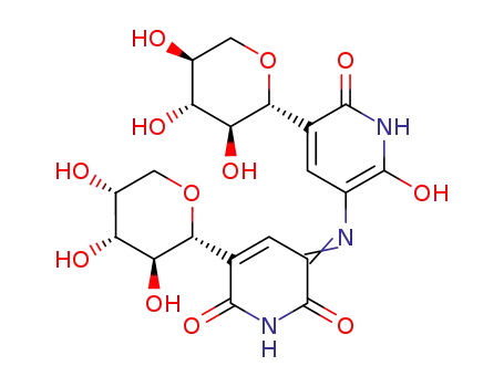 Molecular Structure of 24723-53-3 (2,6(1H,3H)-Pyridinedione,3-[(1,6-dihydro-2-hydroxy-6-oxo-5-a-D-ribopyranosyl-3-pyridinyl)imino]-5-b-D-ribopyranosyl- (9CI))