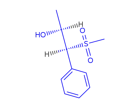 Molecular Structure of 24463-78-3 (1-(methylsulfonyl)-1-phenylpropan-2-ol)