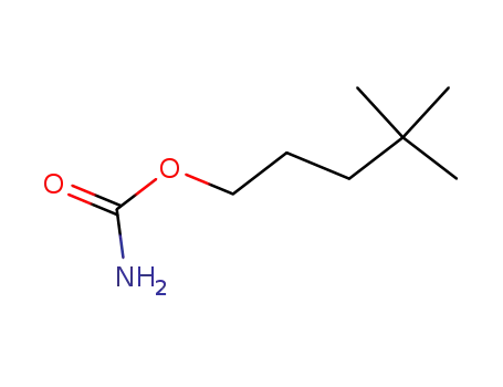 Molecular Structure of 3124-36-5 (4,4-dimethylpentyl carbamate)