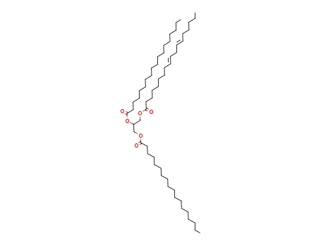 Molecular Structure of 2442-53-7 (1-octadeca-9,12-dienoyloxy-2,3-bis-stearoyloxy-propane)
