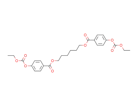 1,6-bis-(4-ethoxycarbonyloxy-benzoyloxy)-hexane