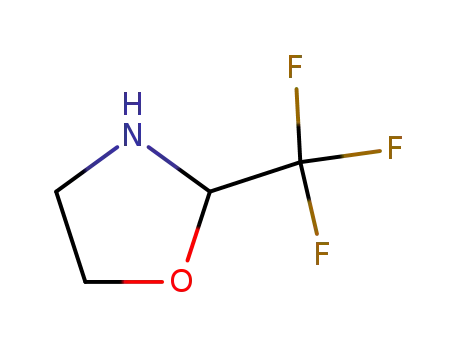 Molecular Structure of 31185-54-3 (2-(Trifluoromethyl)oxazolidine)