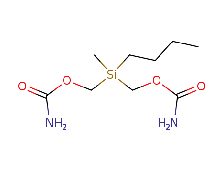 Molecular Structure of 3124-49-0 ([butyl(methyl)silanediyl]dimethanediyl dicarbamate)