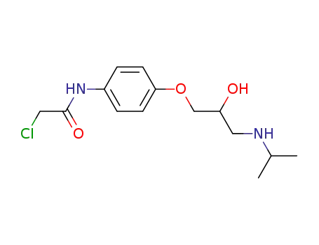 2-chloro-N-[4-[2-hydroxy-3-(propan-2-ylamino)propoxy]phenyl]acetamide
