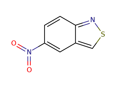 Molecular Structure of 24245-99-6 (5-nitro-2,1-benzisothiazole)