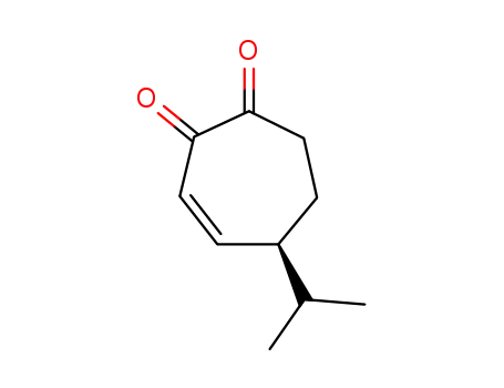3-Cycloheptene-1,2-dione,5-(1-methylethyl)-,(5S)-(9CI)
