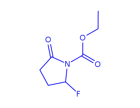 1-Pyrrolidinecarboxylic  acid,  2-fluoro-5-oxo-,  ethyl  ester
