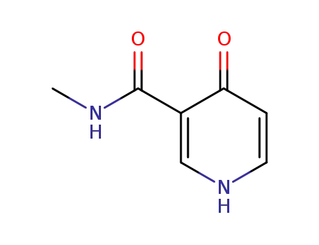 Molecular Structure of 3128-29-8 (N(1)-methyl-4-pyridone-5-carboxamide)