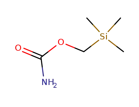 Molecular Structure of 3124-45-6 ((trimethylsilyl)methyl carbamate)