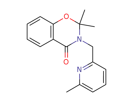 2,2-Dimethyl-3-(6-methyl-pyridin-2-ylmethyl)-2,3-dihydro-benzo[e][1,3]oxazin-4-one