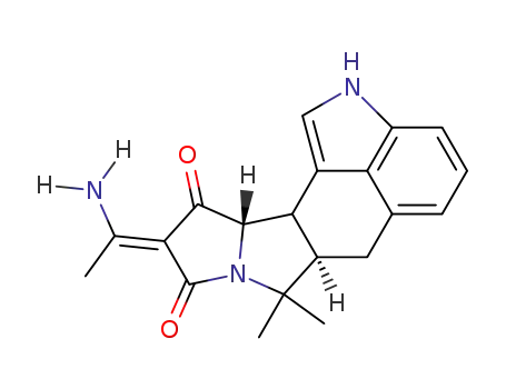 Molecular Structure of 31008-94-3 (cyclopiazonic acid imine)