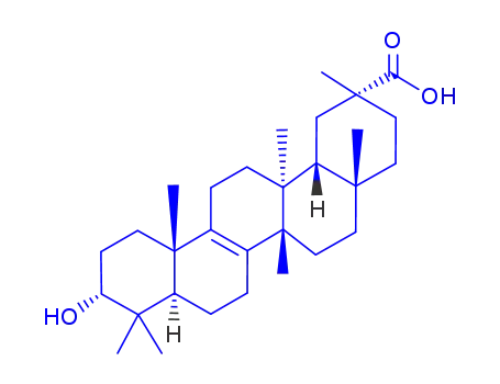 Molecular Structure of 24480-45-3 (bryonolic acid)