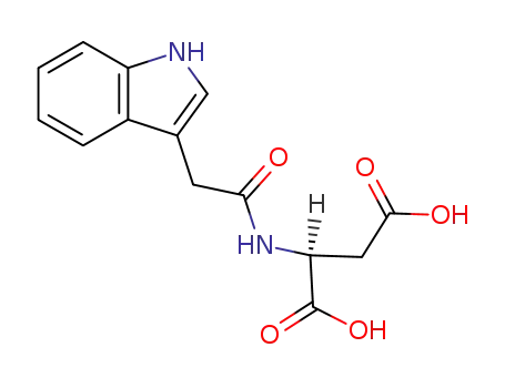 Molecular Structure of 2456-73-7 (INDOLE-3-ACETYL-L-ASPARTIC ACID PLANT)