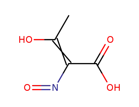 Molecular Structure of 31108-37-9 (Crotonic acid, 3-hydroxy-2-nitroso- (8CI))