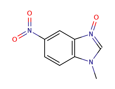 Molecular Structure of 24246-31-9 (1H-Benzimidazole,1-methyl-5-nitro-,3-oxide(9CI))