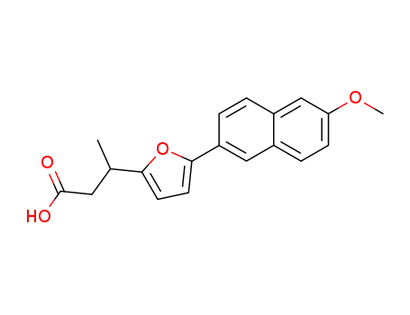 3-[5-(6-methoxy-naphthalen-2-yl)-furan-2-yl]-butyric acid