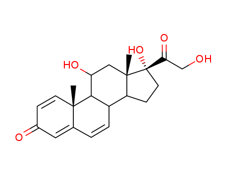 Pregna-1,4,6-triene-3,20-dione,11,17,21-trihydroxy-, (11b)- (9CI) cas  2427-64-7