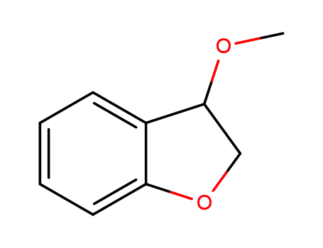 Molecular Structure of 241810-17-3 (Benzofuran,2,3-dihydro-3-methoxy-(9CI))
