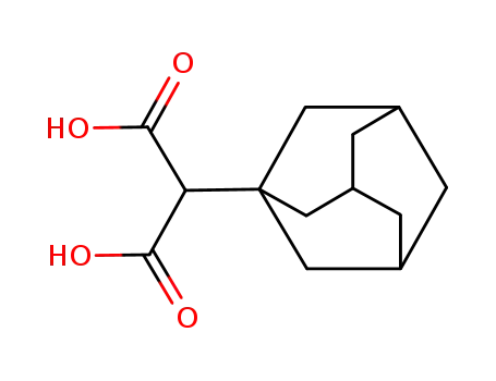 Molecular Structure of 24779-68-8 (1-Adamantylmalonic acid)