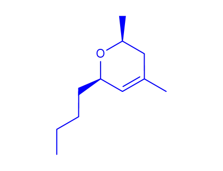 Molecular Structure of 24237-00-1 (6-BUTYL-3,6-DIHYDRO-2,4-DIMETHYL-2H-PYRAN)