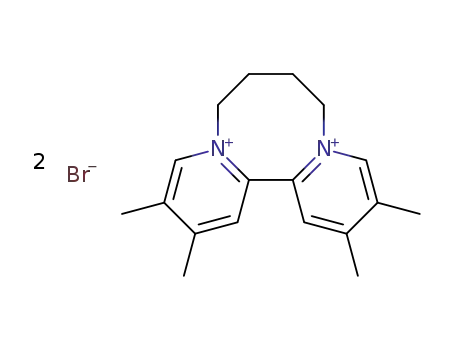 6,7,8,9-tetrahydro-2,3,12,13-tetramethyldipyrido<1,2-a:2'.1'-c><1,4>diazocinediium dibromide