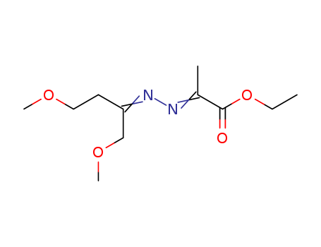 Propanoic acid,2-[2-[3-methoxy-1-(methoxymethyl)propylidene]hydrazinylidene]-, ethyl ester cas  24360-67-6