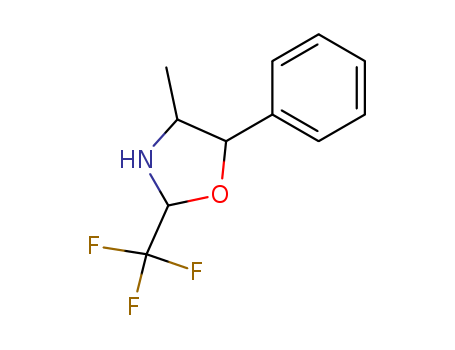 Oxazolidine, 4-methyl-5-phenyl-2-(trifluoromethyl)-