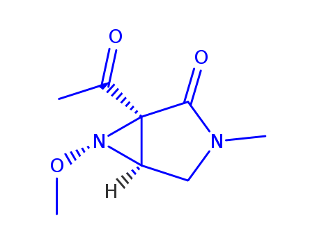 3,6-DIAZABICYCLO[3.1.0]HEXAN-2-ONE,1-ACETYL-6-METHOXY-3-METHYL-,(1R,5R,6S)-REL-