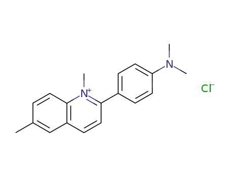 4-(1,6-dimethylquinolin-1-ium-2-yl)-N,N-dimethylaniline chloride