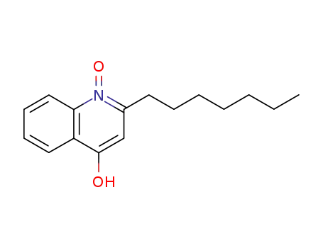 Molecular Structure of 341-88-8 (2-HEPTYL-4-HYDROXYQUINOLINE N-OXIDE)