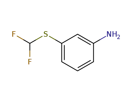 Molecular Structure of 24933-59-3 (3-DIFLUOROMETHYLSULFANYL-PHENYLAMINE)