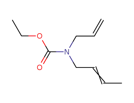 Molecular Structure of 943758-92-7 (Carbamic  acid,  N-2-buten-1-yl-N-2-propen-1-yl-,  ethyl  ester)