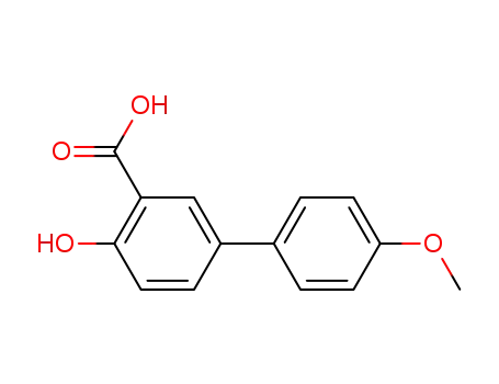 Molecular Structure of 25205-16-7 (4-HYDROXY-4'-METHOXY-BIPHENYL-3-CARBOXYLIC ACID)