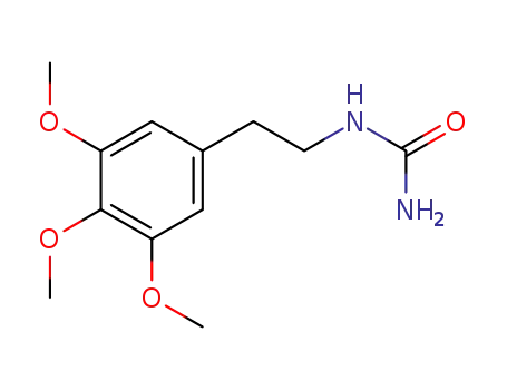 Molecular Structure of 25017-49-6 (1-[2-(3,4,5-trimethoxyphenyl)ethyl]urea)