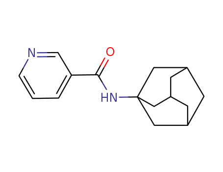 Molecular Structure of 24813-21-6 (N-(1-Adamantyl)-3-pyridinecarboxamide)