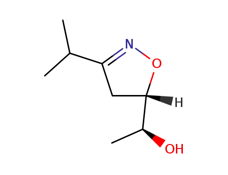 5-Isoxazolemethanol,4,5-dihydro-alpha-methyl-3-(1-methylethyl)-,(alphaR,5R)-rel-(9CI)