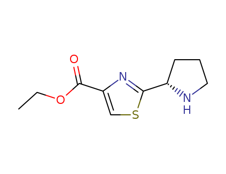 ethyl 2-((R)-pyrrolidin-2-yl)thiazole-4-carboxylate hydrochloride 251349-56-1