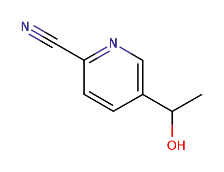 2-Pyridinecarbonitrile,5-(1-hydroxyethyl)-