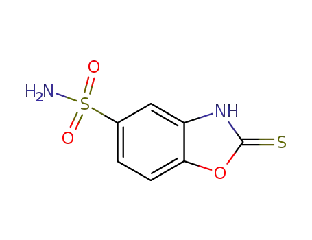 Molecular Structure of 24962-79-6 (2-mercapto-1,3-benzoxazole-5-sulfonamide)