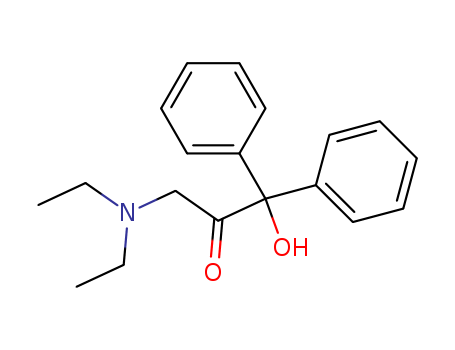 2-Propanone, 3-diethylamino-1,1-diphenyl-1-hydroxy-