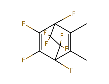 2,3-Dimethyl-1,4,5,6,7,7,8,8-octafluor-bicyclo<2.2.2>octadien-(2,5)