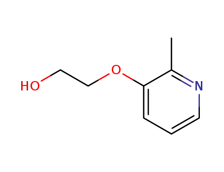 Molecular Structure of 313656-68-7 (Ethanol, 2-[(2-methyl-3-pyridinyl)oxy]- (9CI))