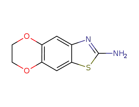 Molecular Structure of 313223-82-4 ([1,4]Dioxino[2,3-f]benzothiazol-2-amine,6,7-dihydro-(9CI))