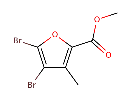 Molecular Structure of 441016-68-8 (methyl 4,5-dibromo-3-methyl-2-furancarboxylate)