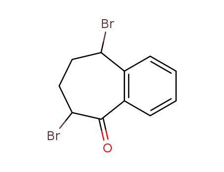 Molecular Structure of 25040-10-2 (6,9-dibromo-6,7,8,9-tetrahydro-5H-benzo[7]annulen-5-one)