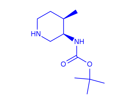 Carbamic acid,[(3R,4R)-4-methyl-3-piperidinyl]-, 1,1-dimethylethyl ester (9CI)