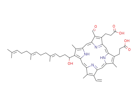 Molecular Structure of 25162-02-1 (porphyrin a)